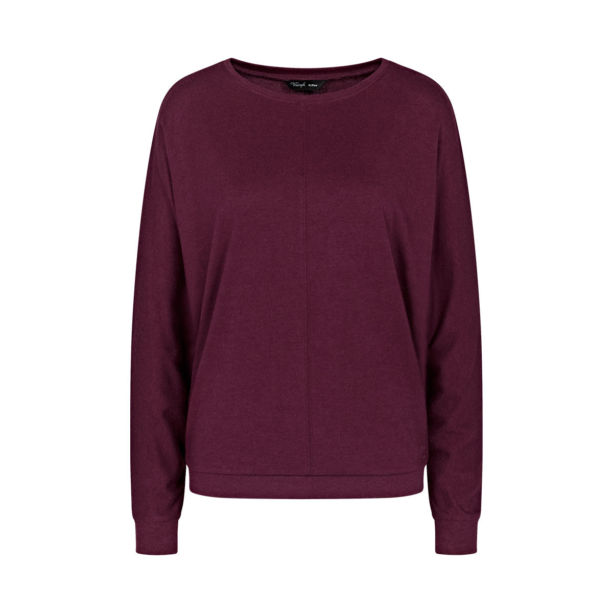 Triumph Cozy Comfort striktrøje, rød - 10216538 - 00EG - Burgundy