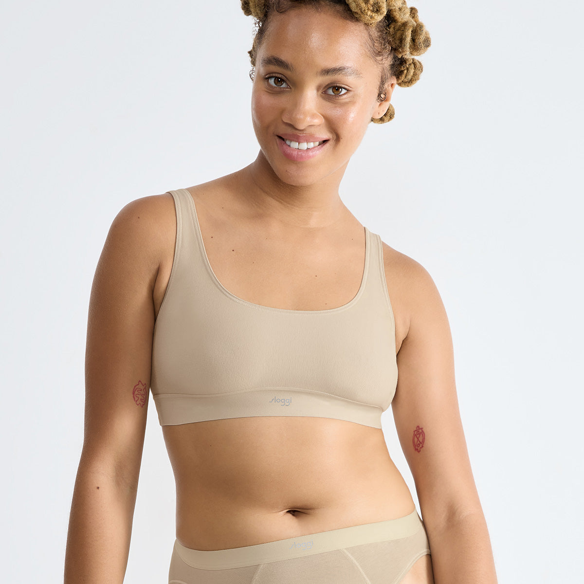 Sloggi Ever Ease BH top, beige - 10219657 - 00UH - Sand Beige