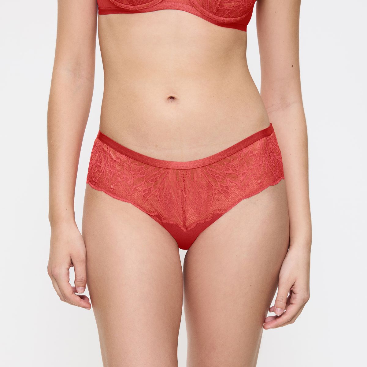 Triumph Crazy Stupid Love hipster trusse, koralrød - 10222367 - 1203 - Blood Orange