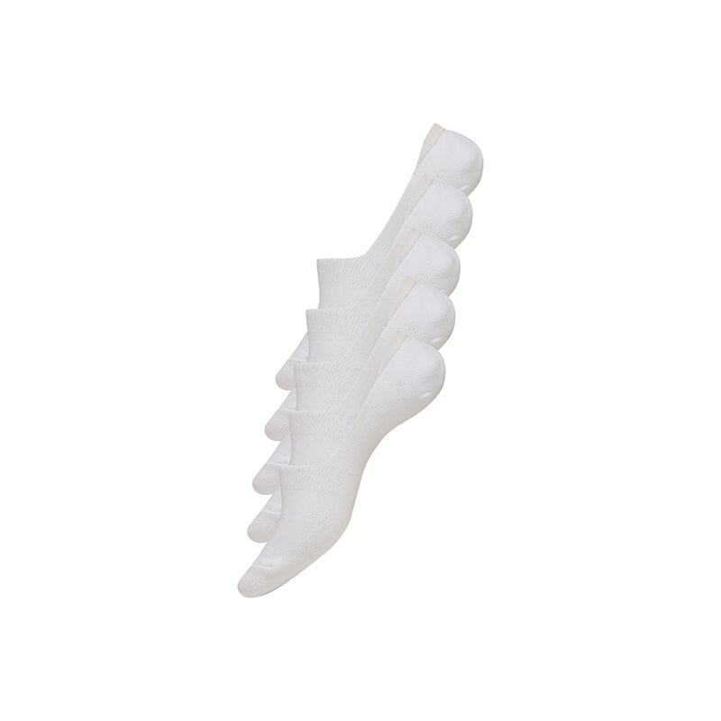 Urban Quest 5-Pack Women Bamboo No Show - White - 1432-1000