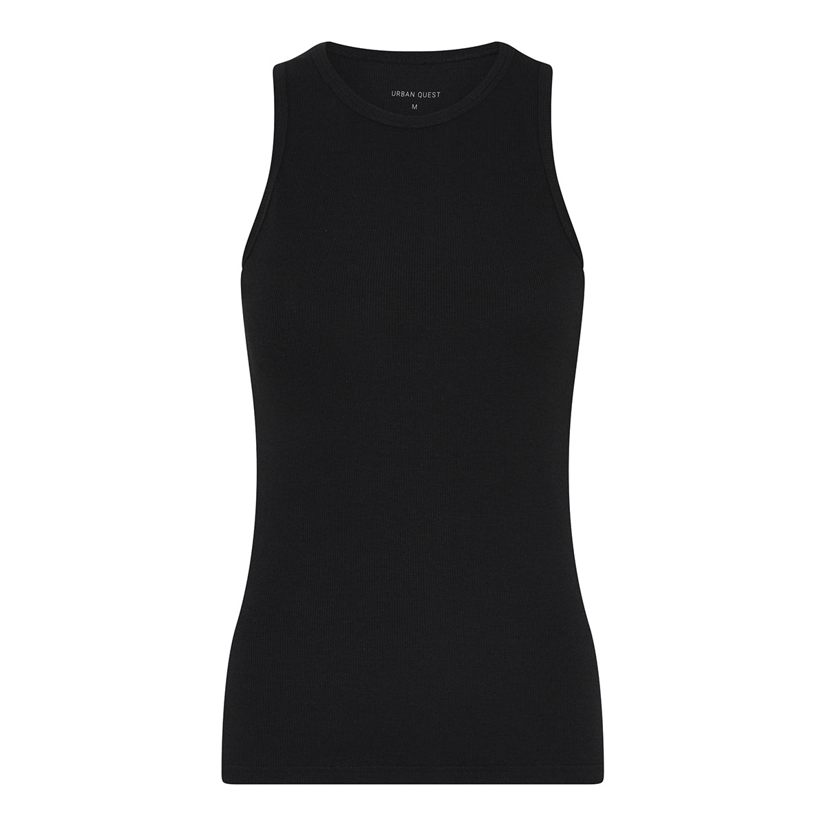Urban Quest Bamboo Rib Tank - Black - 15070-BLACK