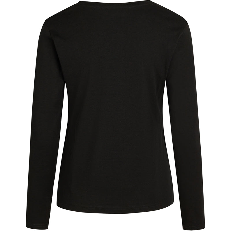 Norvig Ladies O-Neck - Black - 1555-SORT