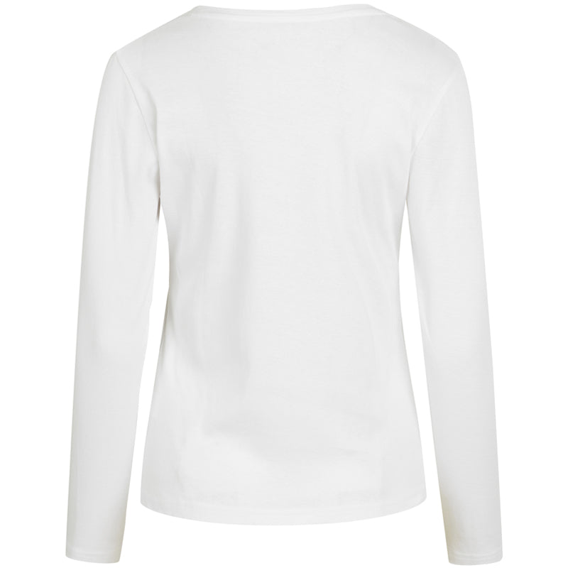 Norvig Ladies O-Neck - White - 1555-HVID