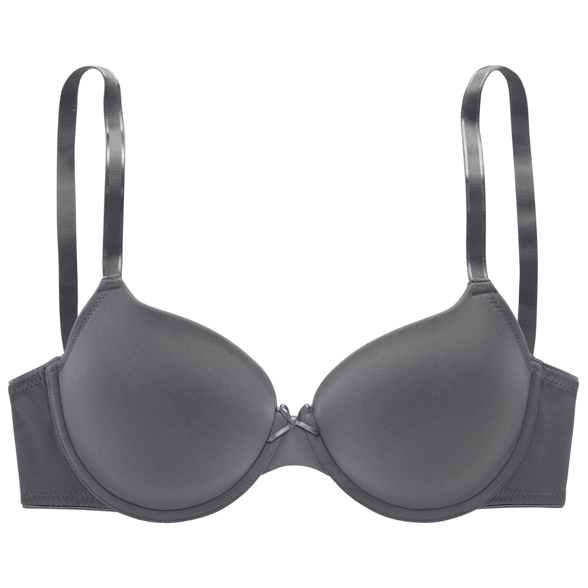 Lascana Perfect Basics BH med bøjle, grå - ZA-500 - blue grey - Blue Grey