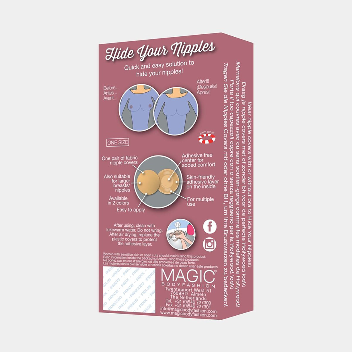 Magic Bodyfashion Hide your nipples - Latte - 35HN152036