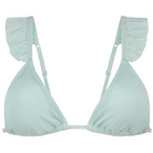 Hunkemöller Fiji Rib Triangle - Eggshell Blue - 205619-EGGSHELL BLUE