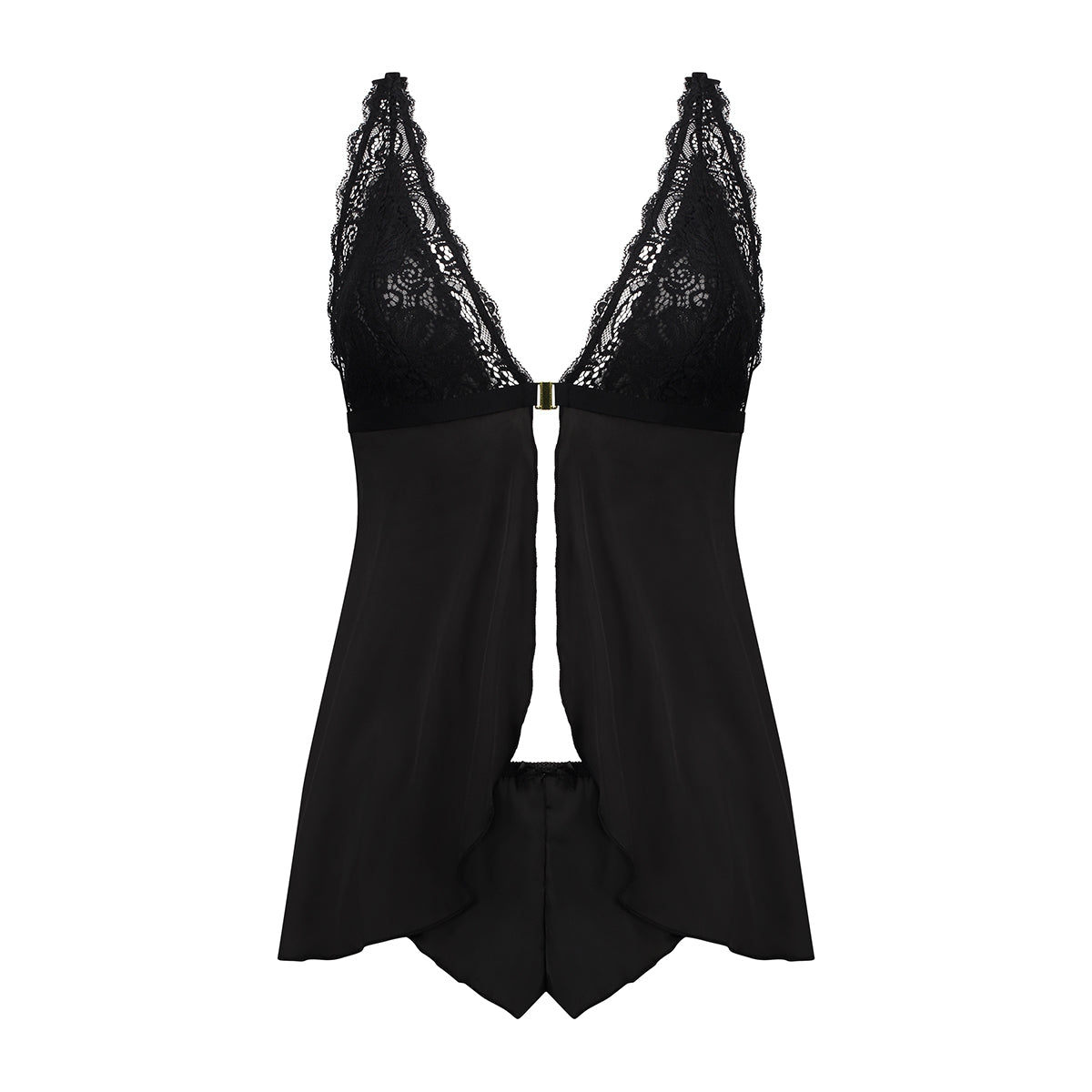 Hunkemöller Satin Lace Mariah - Black - 205831-Black