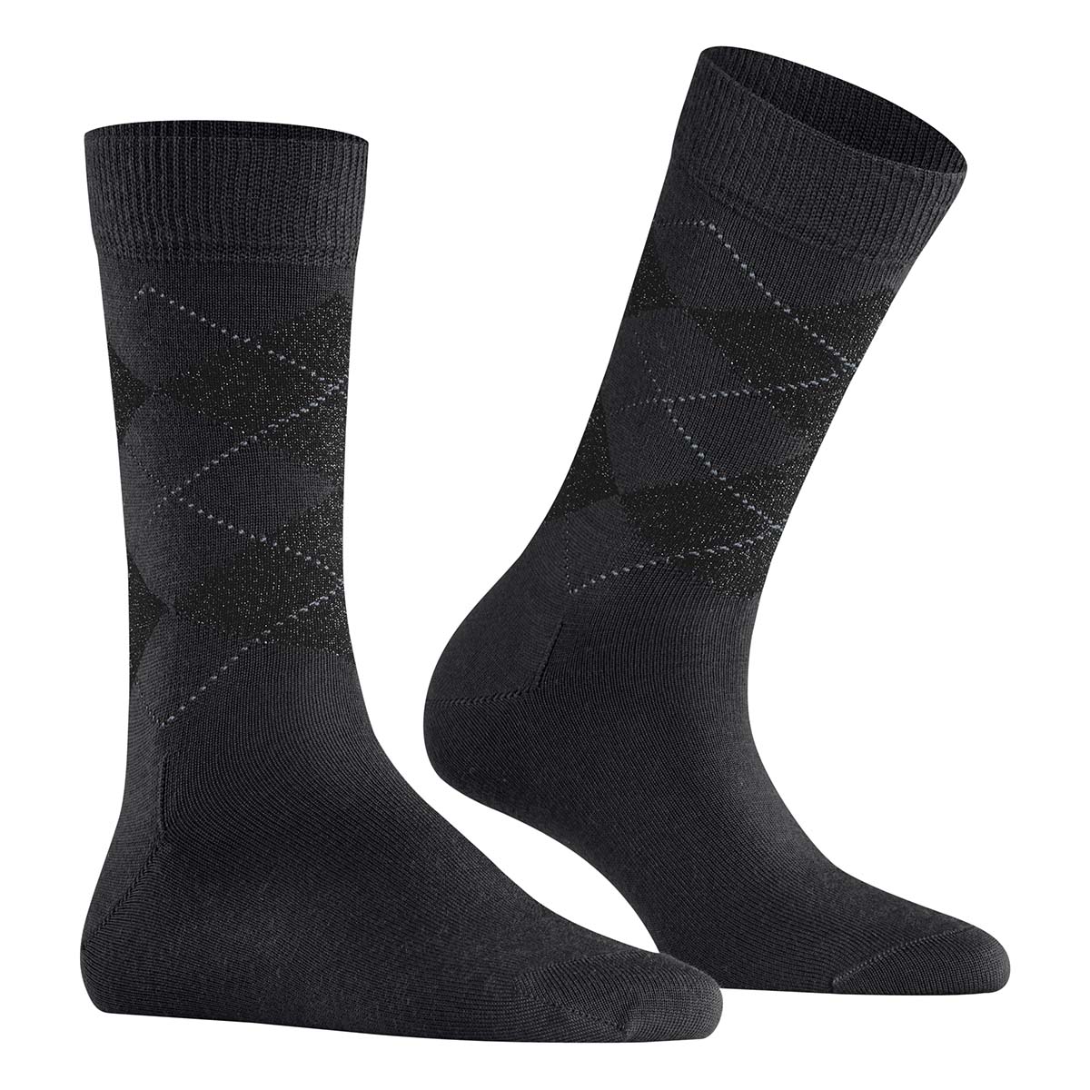 Burlington Marylebone Glitter ankelstrømper, sort - 22182 - 3004 - Black