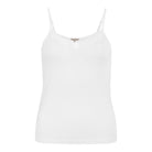 Lady Avenue Silk Jersey Camisole - Off White - 23-10421-00