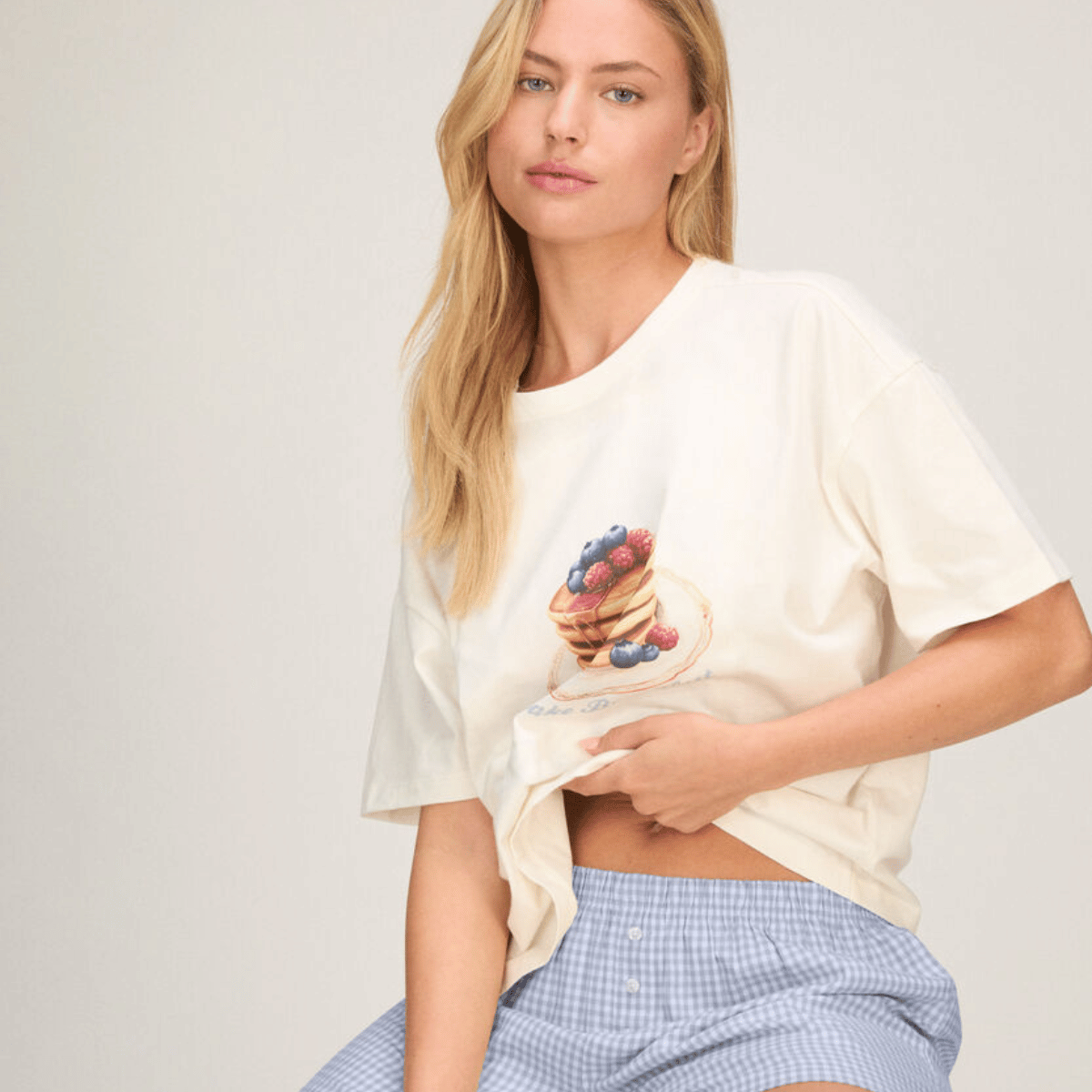 Hunkemöller pyjamas, creme - 306153 - Gardenia - Gardenia