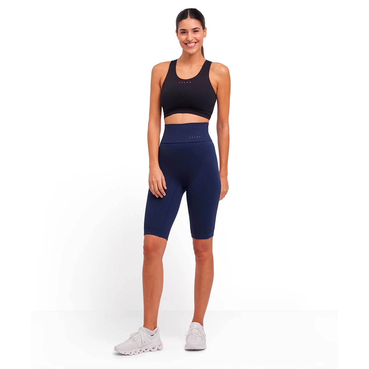 Falke Cellulite Control Light sports tights, blå - 38342 - 6116 - Space Blue