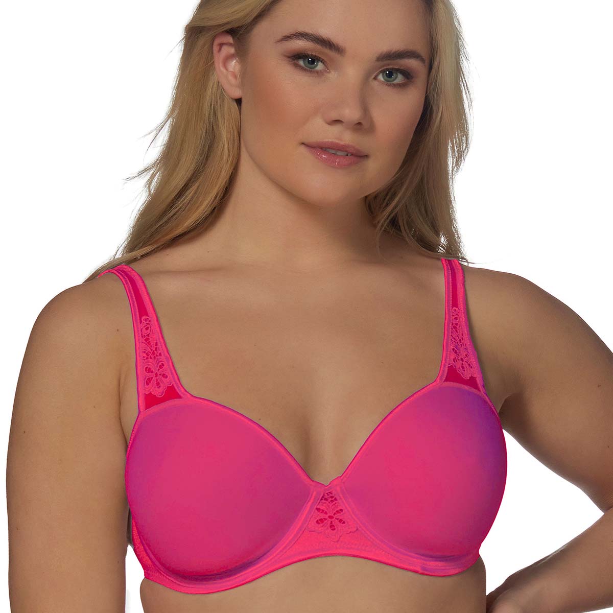 Elbrina BH med bøjle, pink - 50.05.2295 - 048 - Bright Pink