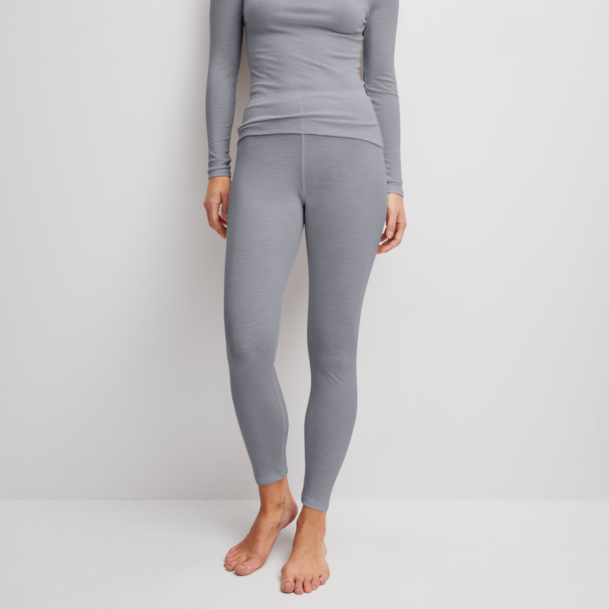 Calida True Confidence leggings, grå - 27835 - 857 - Platin Melé