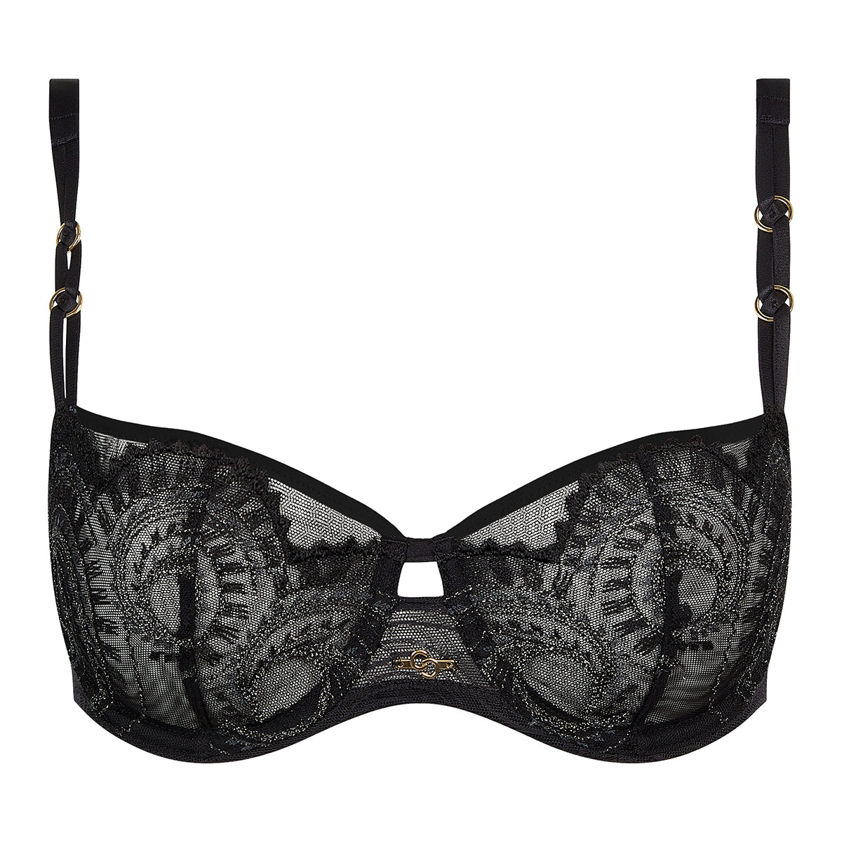 Chantelle Mystic Dream - Black/Silver Lurex - C11YM5-03M