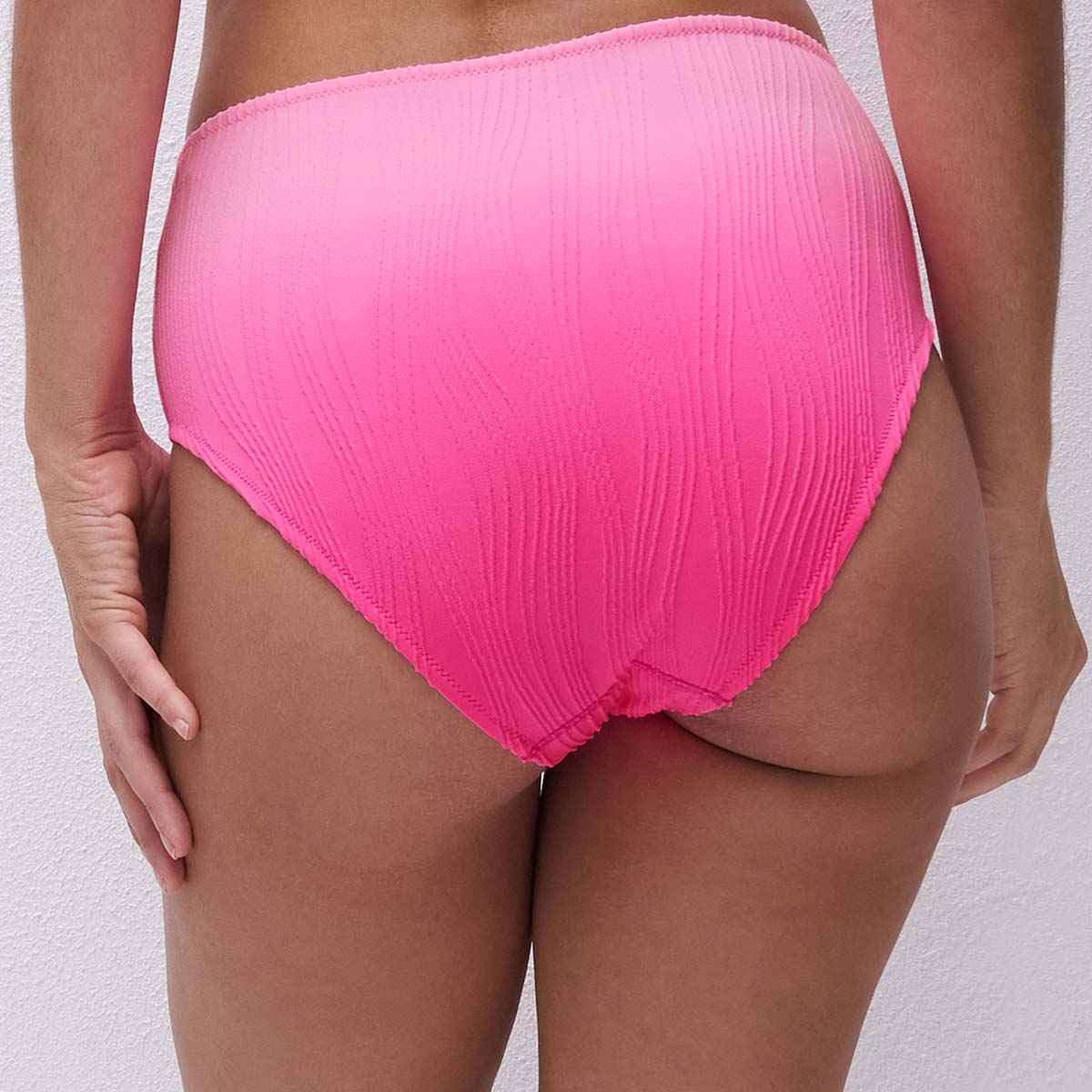 Chantelle Pulp maxi bikinitrusse, pink - C12VC5 - C77 - Pink Tie And Dye
