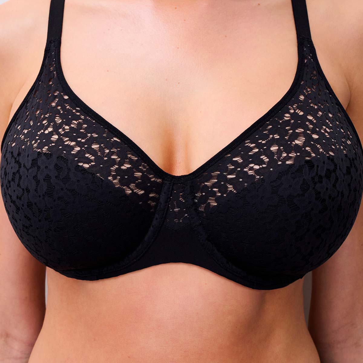 Chantelle EasyFeel Norah BH med bøjle, sort - C13F10 - 011 - Black