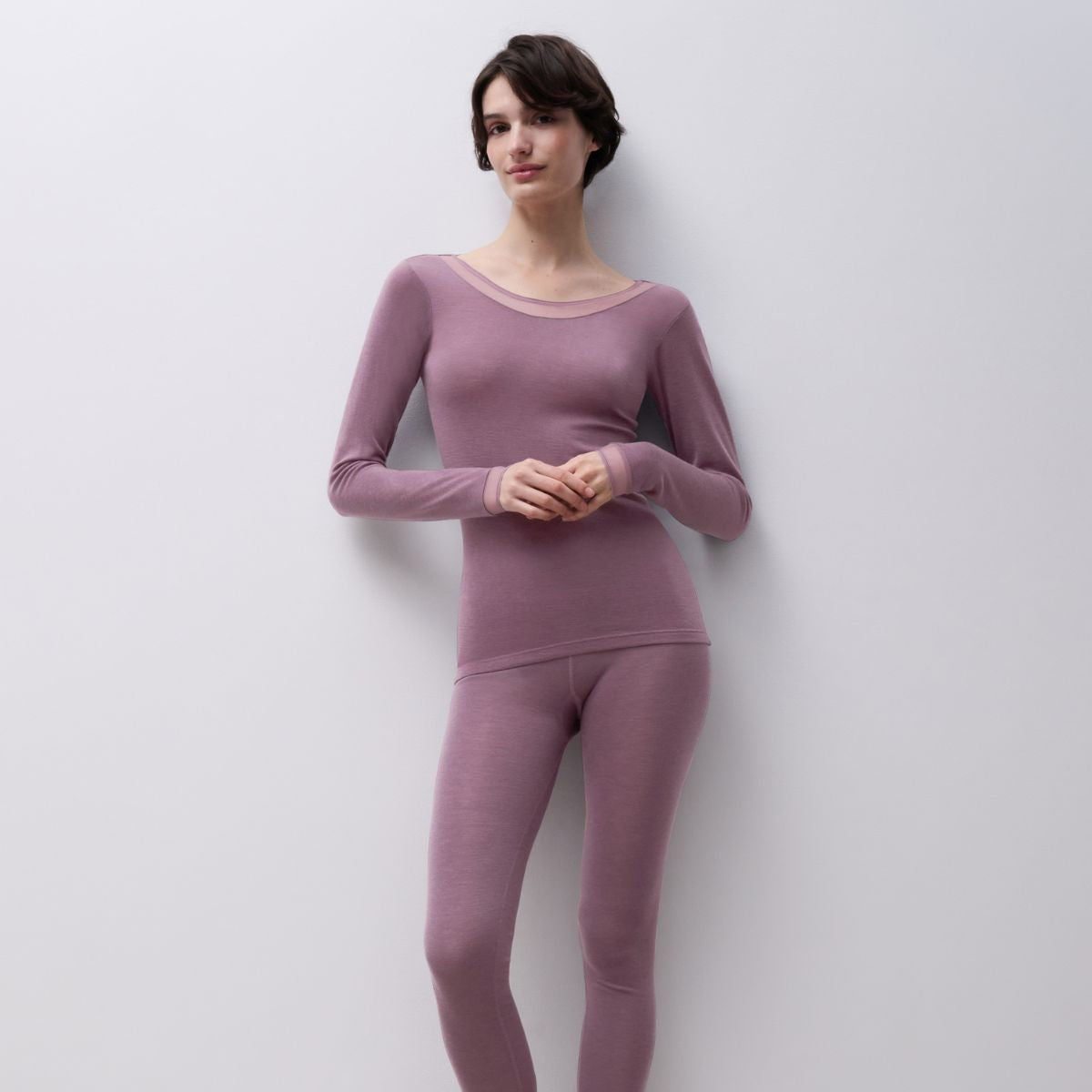 Femilet Juliana uldtrøje, lilla - FN1584 - 05C - Hyacinth