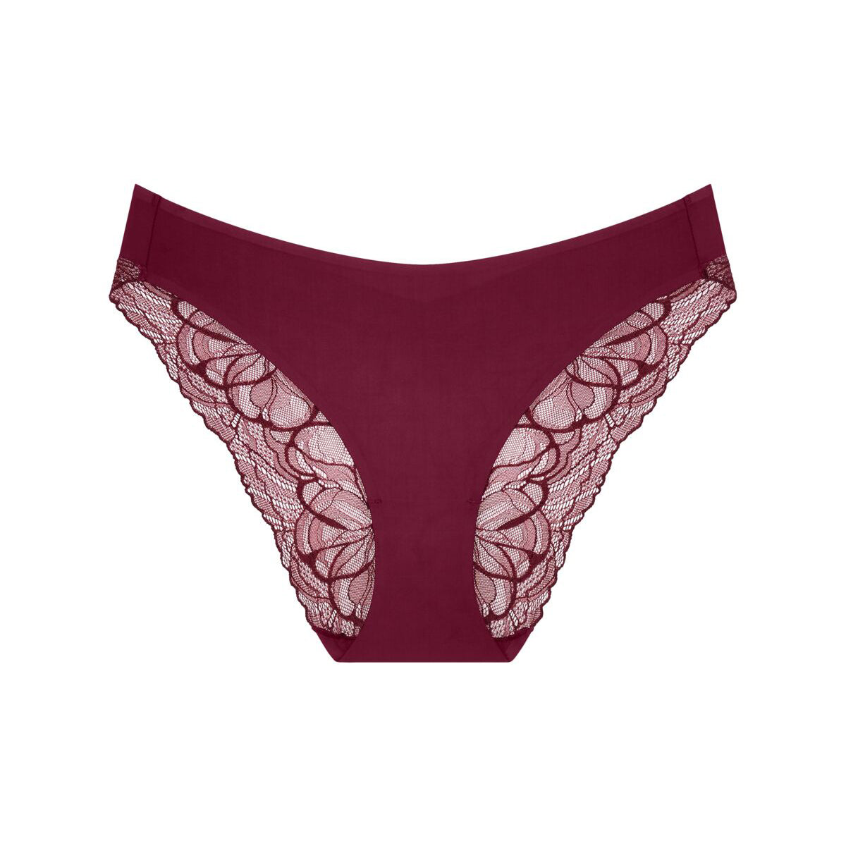 Triumph Body Make-Up Illusion Lace Highleg - Woodrose - 10219711-00EW