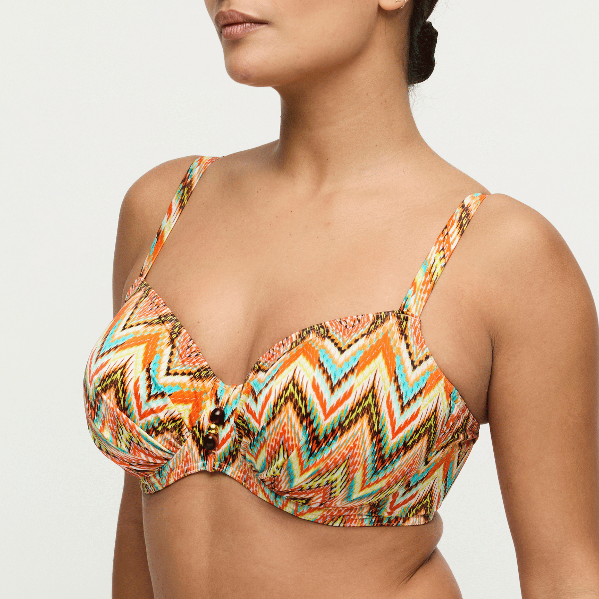 PrimaDonna Tubou bikini top med bøjle, multi - 4013810 - IKS - Ikat Summer