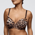 PrimaDonna Twist Giganni hjerteformet BH, leopard - 0242620 - LPB - Leopard Bloom