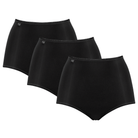 Sloggi 24/7 3-pak maxi trusse, sort - 10167216 - 0004 - Black