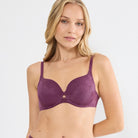 Triumph Wild Rose Sensation WP BH med bøjle, lilla - 10205990 - 0049 - Flower Purple