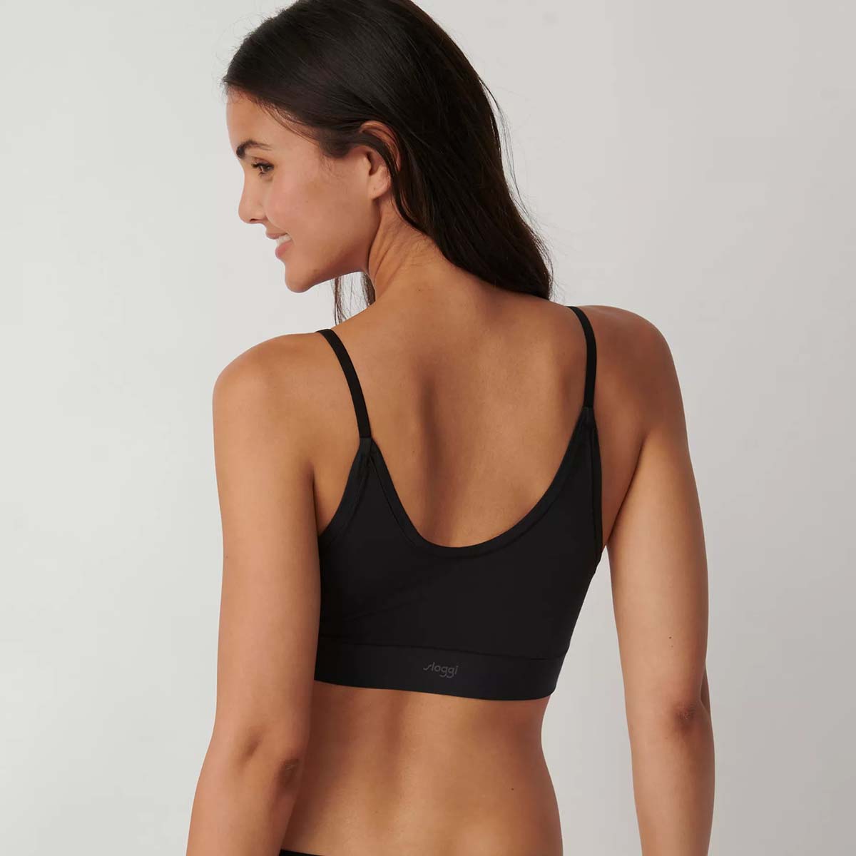 Sloggi Go Allround bralette top, sort - 10210986 - 0004 - Black