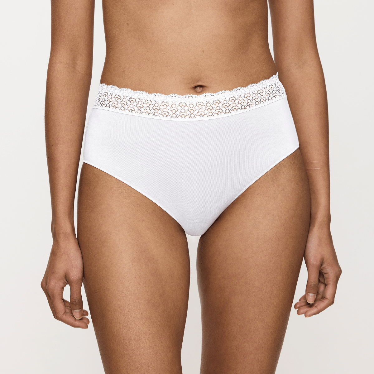 Triumph Feel Of Modal 2-pak midi trusse, hvid - 10214887 - 0003 - White