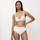 Triumph Feel Of Modal 2-pak midi trusse, hvid - 10214887 - 0003 - White