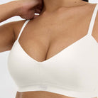 Sloggi Ever Ease BH top, hvid - 10219599 - 00GZ - Silk White