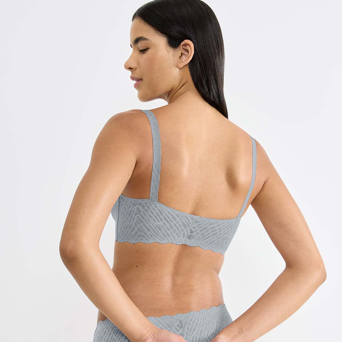 Sloggi Zero Feel Bliss BH top, grå - 10219678 - 3602 - Chrome
