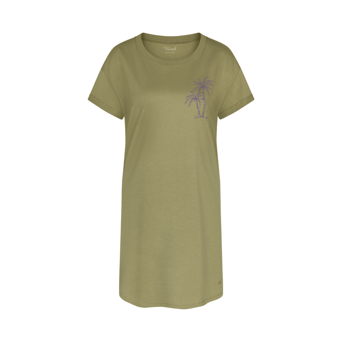 Triumph natkjole, grøn - 10221117 - 7855 - Olive Gold