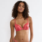 Triumph Crazy Stupid Love WHU push-up BH, koralrød - 10222374 - 1203 - Blood Orange