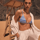 Triumph Mix & Match Summer N bikini top uden bøjle, blå - 10226492 - M007 - Blue
