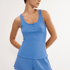 Triumph Mix & Match top, blå - 10227215 - 005J - Ciel