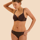 Simone Pérèle Caresse plunge BH, brun - 12A316 - 765 - Cocoa