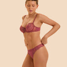 Simone Pérèle Wish tanga trusse, rosa - 12B710 - 439 - Santal Pink