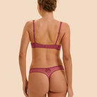 Simone Pérèle Wish tanga trusse, rosa - 12B710 - 439 - Santal Pink