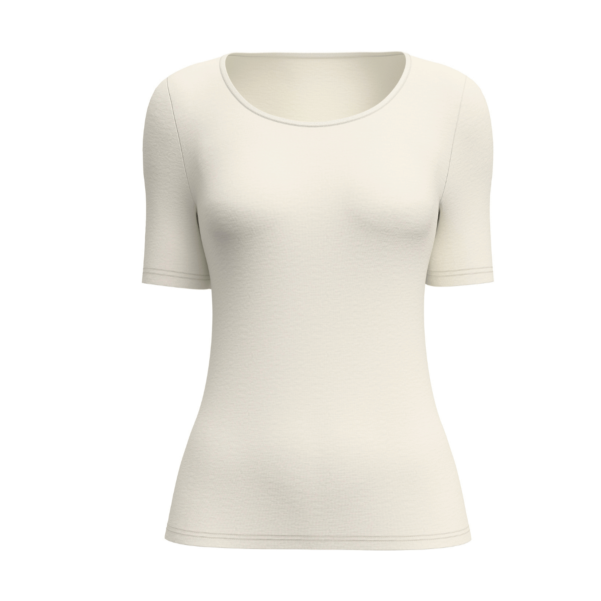 Calida True Confidence t-shirt, creme - 14135 - 094 - Pearl Cream