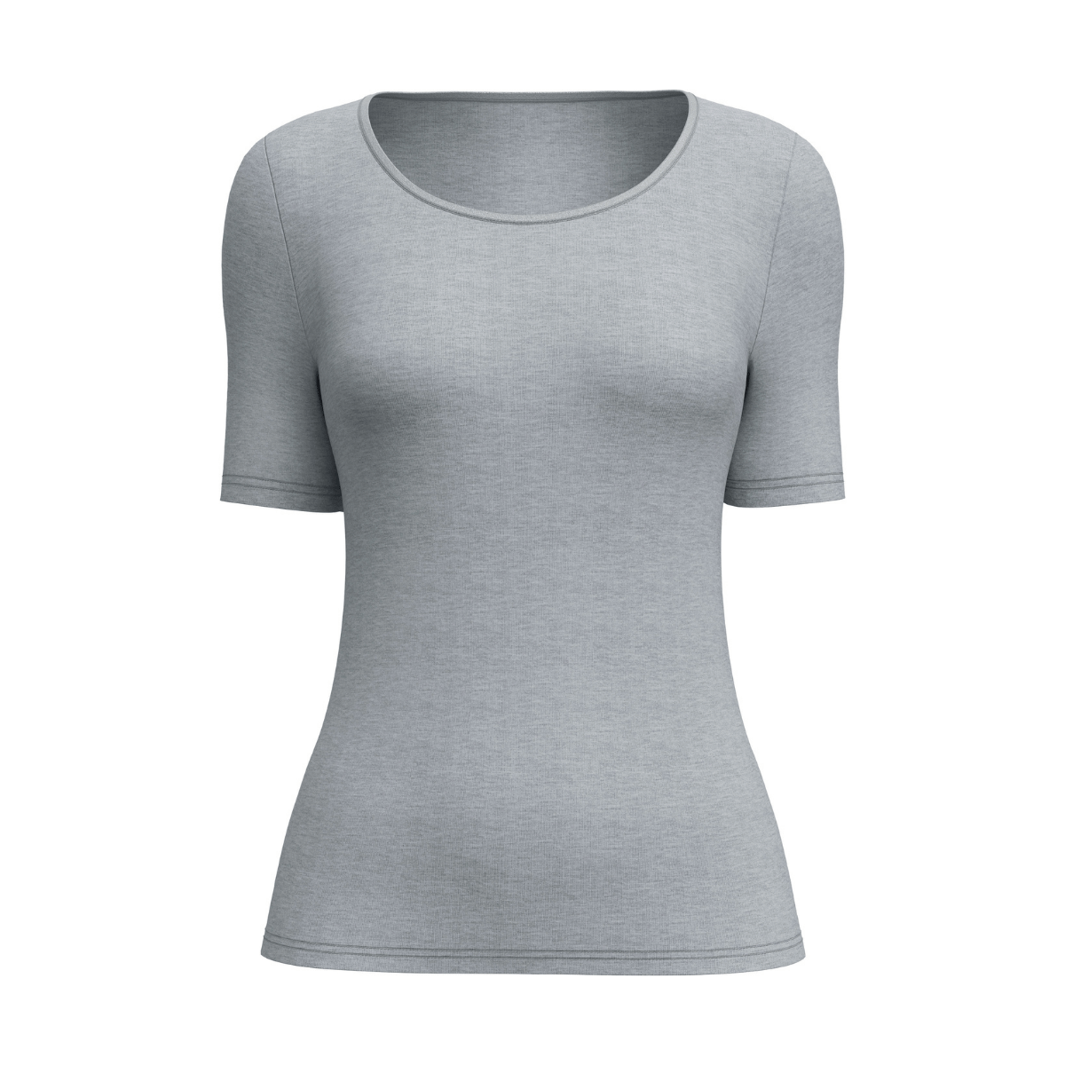 Calida True Confidence t-shirt, grå - 14135 - 857 - Platin Melé