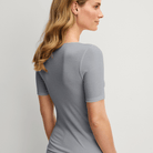 Calida True Confidence t-shirt, grå - 14135 - 857 - Platin Melé
