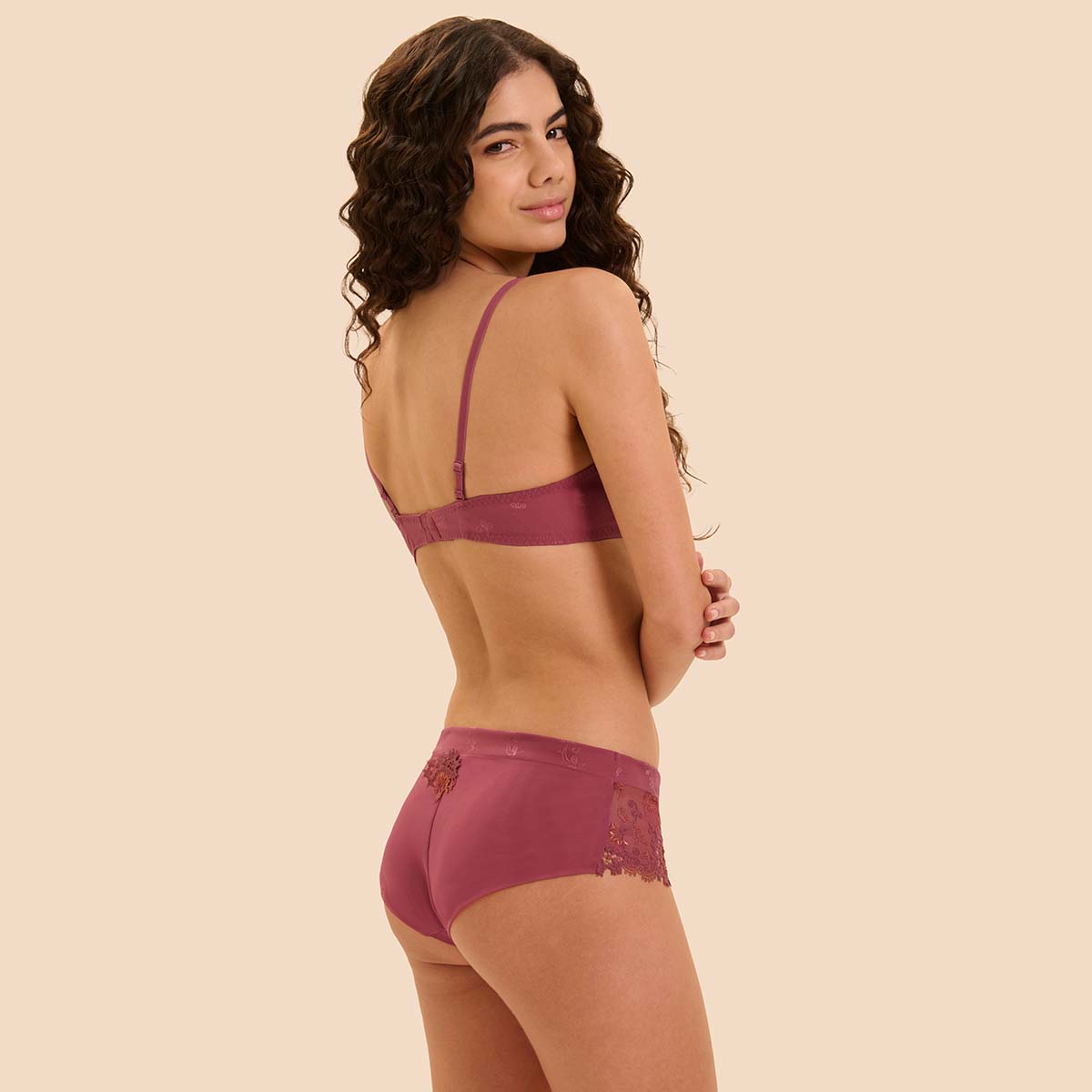 Simone Pérèle Wish push-up BH, rosa - 12B347 - 439 - Santal Pink