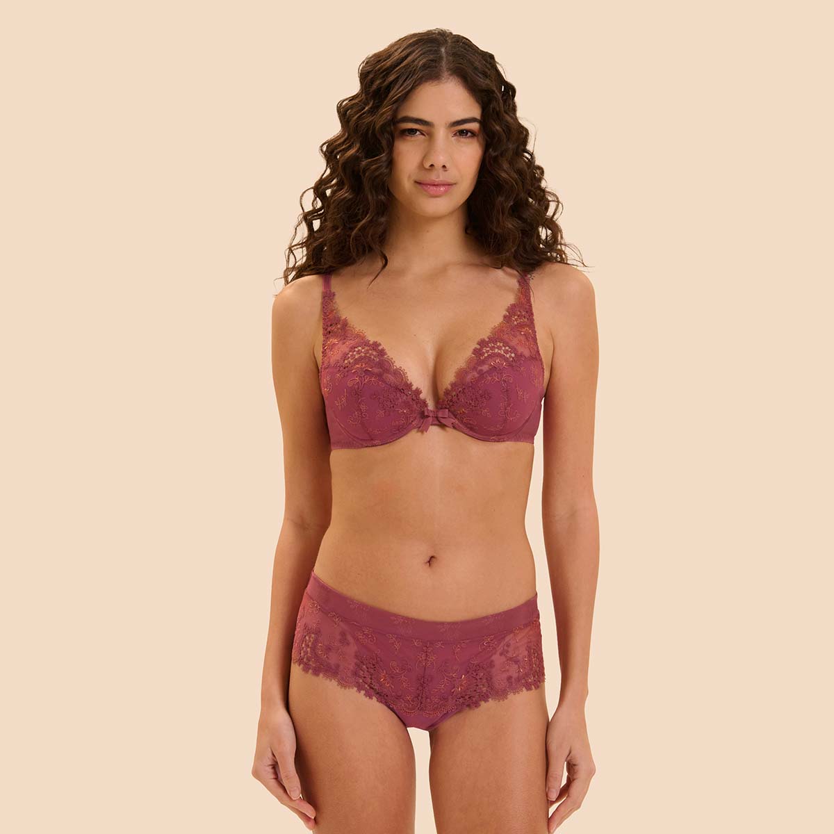 Simone Pérèle Wish hipster trusse, rosa - 12B630 - 439 - Santal Pink