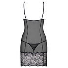 Obsessive Alluria Chemise & - Black - 2717051111-31-Black