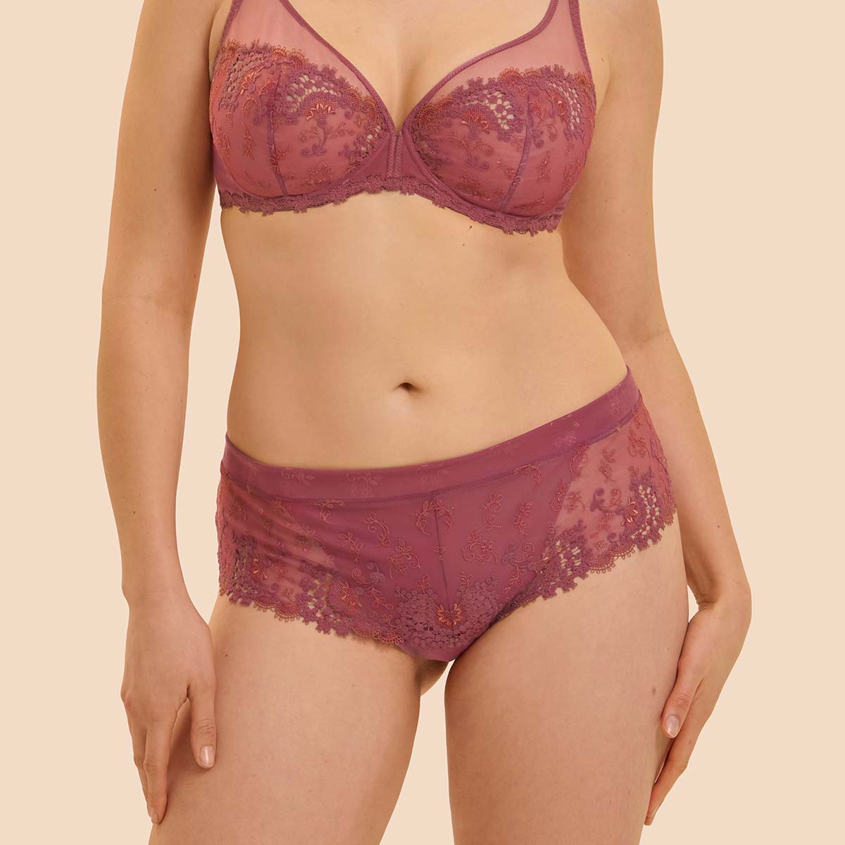 Simone Pérèle Wish hipster trusse, rosa - 12B630 - 439 - Santal Pink