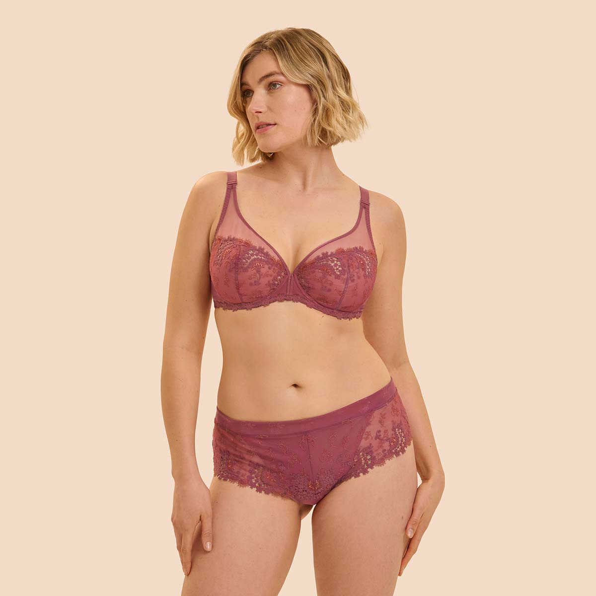 Simone Pérèle Wish hipster trusse, rosa - 12B630 - 439 - Santal Pink
