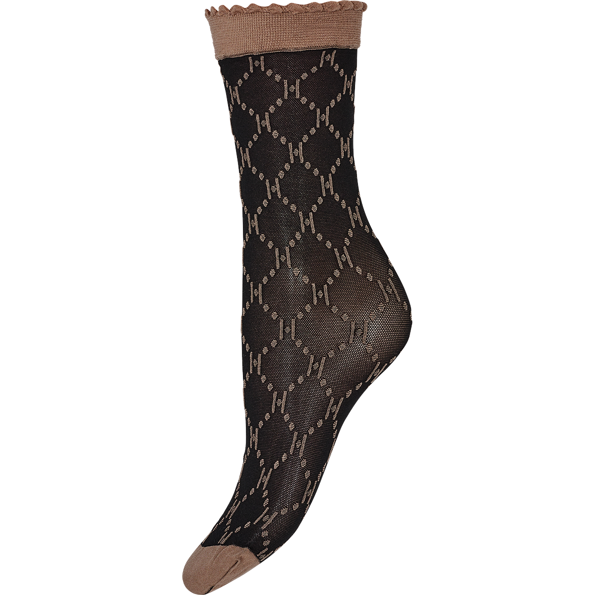 Hype The Detail Logo strømper, sort - 3-21013-75 - 4352 - Beige