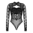 Hunkemöller Faith bodystocking, sort - 304149 - BLACK - Black