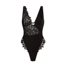 Hunkemöller Malou bodystocking, sort - 304208 - CAVIAR - Caviar