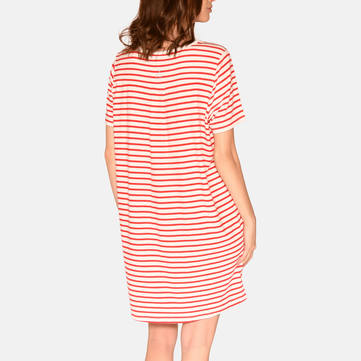 CCDK Bea natkjole, rød - 60330 - 3029 - Bittersweet Stripe